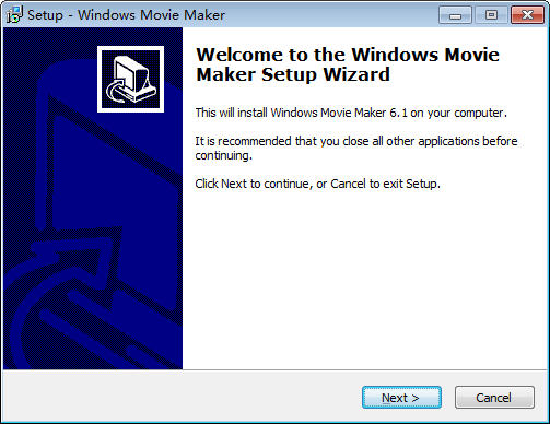 install windows movie maker step 1